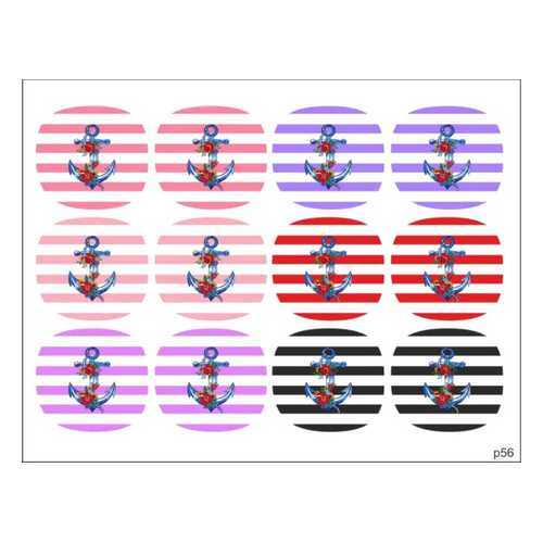 BPW.Style Слайдер-дизайн «Якорь» №p56 для педикюра в Магнит Косметик