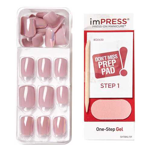 Накладные ногти Impress Press-On Manicure One Step Gel Goal Digger 30 шт в Магнит Косметик