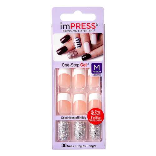 Накладные ногти Kiss Impress Manicure Accent Hard Varnish Vexed & Vicious в Магнит Косметик