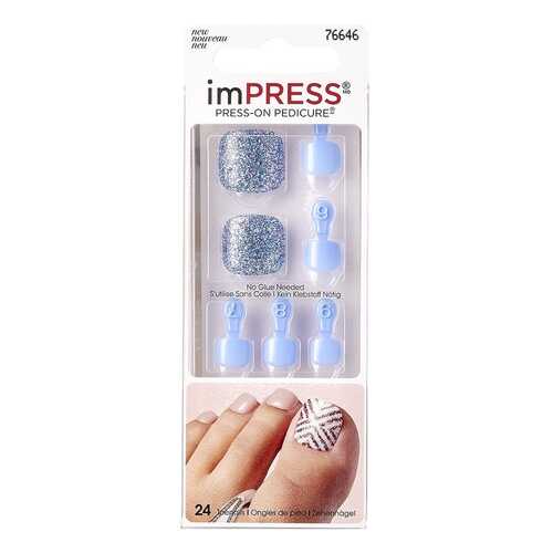 Накладные ногти Kiss Impress Toe Nails BIPT014C 30 шт. в Магнит Косметик