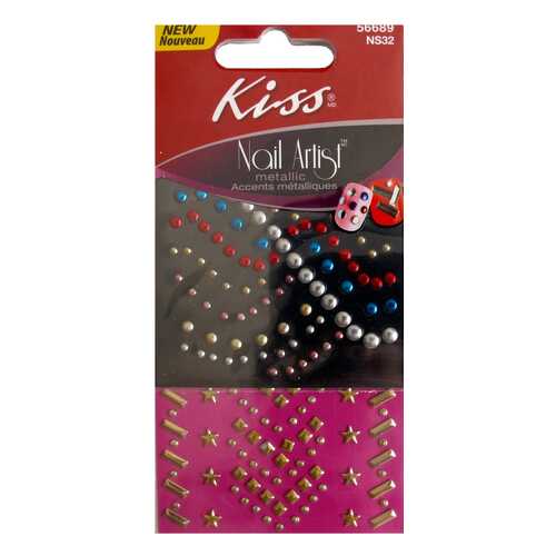 Наклейка для ногтей Kiss Nail Artist Metallic Stones Studs NS32 в Магнит Косметик