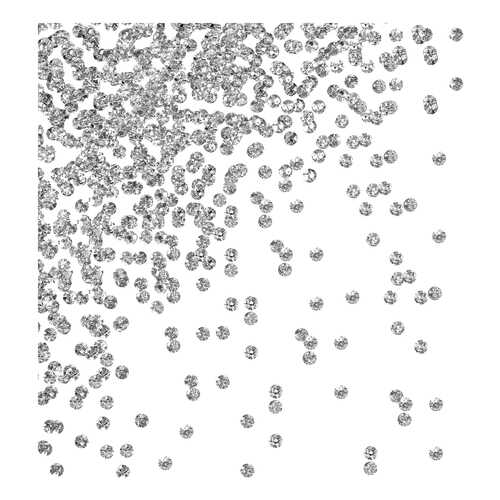 Стразы TNL Professional Хрустальная крошка №4 Серебро в Магнит Косметик