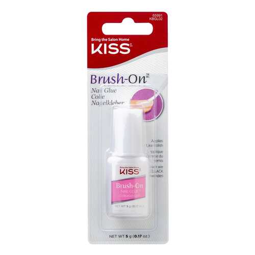 Клей для ногтей Kiss Brush-On Nail Glue 5 г в Магнит Косметик