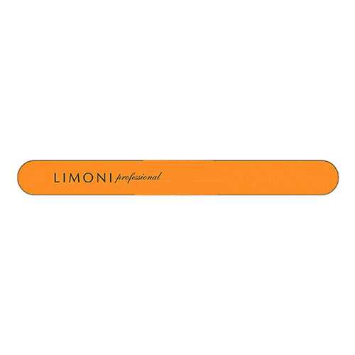 Пилка для ногтей Limoni Color прямая Оранжевая 180*180 в Магнит Косметик