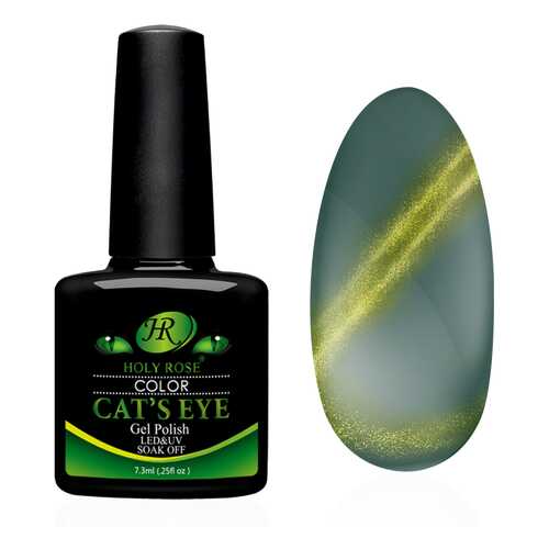 Гель-лак Holy Rose Cat's Eye Изумрудный луч №673 7,3 мл в Магнит Косметик