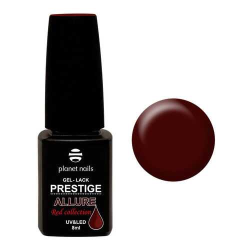 Гель-лак Planet Nails, PRESTIGE ALLURE Red Collection - 658 коричнево-красный 8мл в Магнит Косметик