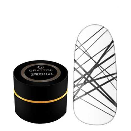 Grattol Гель-краска Spider Gel Black в Магнит Косметик