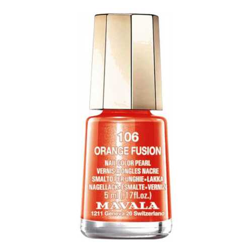 Лак для ногтей Mavala Techni-Color’s 106 Orange Fusion 5 мл в Магнит Косметик