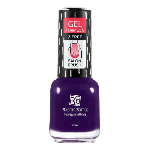 Лак с гелевым эффектом Brigitte Bottier Gel Formula тон 02 фиолетовый, 12 мл в Магнит Косметик