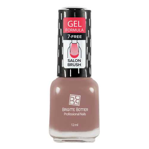 Лак с гелевым эффектом Brigitte Bottier Gel Formula тон 15 розовый латте, 12 мл в Магнит Косметик