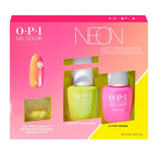 Набор для ногтей Neon Gelcolor Duo Kit 2х15мл в Магнит Косметик