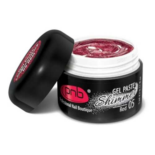 PNB Гель-паста Shimmer №05 Red в Магнит Косметик