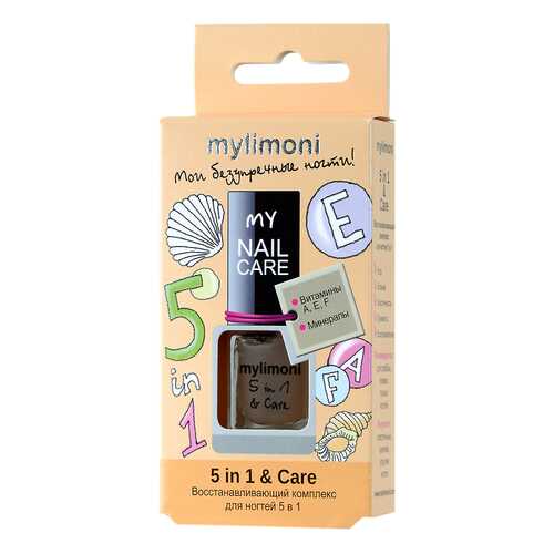 Средство для ухода за ногтями LIMONI MyLIMONI 5 in 1 & Care 6 мл в Магнит Косметик