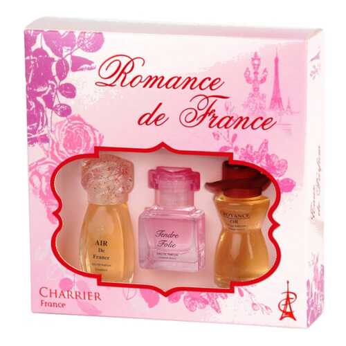Парфюмерный набор Charrier Parfums Romance de France 3 шт в Магнит Косметик
