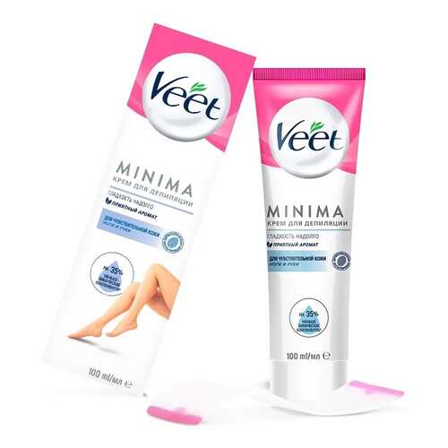 Крем для депиляции для чувствительной кожи Veet MINIMA 100 мл в Магнит Косметик