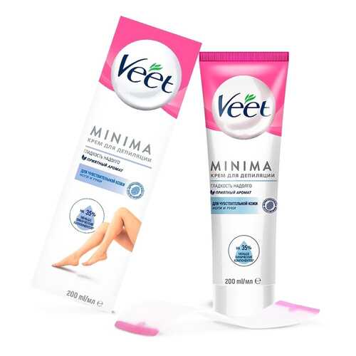 Крем для депиляции для чувствительной кожи Veet MINIMA 200 мл в Магнит Косметик