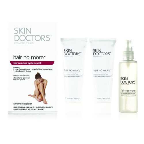 Набор для удаления и замедления роста волос Skindoctors Hair No More Pack, 2х100мл и 120мл в Магнит Косметик