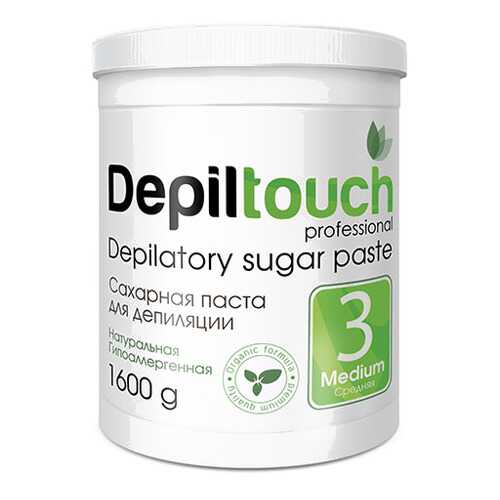 Сахарная паста для депиляции Depiltouch Depilatory Sugar Paste Medium №3 средняя, 1600 гр в Магнит Косметик