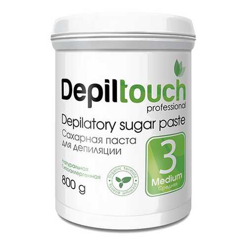 Сахарная паста для депиляции Depiltouch Depilatory Sugar Paste Medium №3 средняя, 800 гр в Магнит Косметик