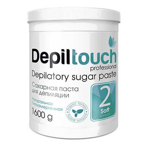 Сахарная паста для депиляции Depiltouch Depilatory Sugar Paste Soft №2 мягкая, 1600 гр в Магнит Косметик