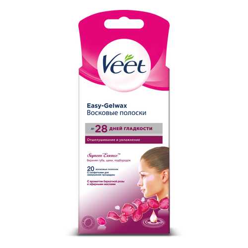 Восковые полоски для лица Veet Suprem Essence 18 шт в Магнит Косметик