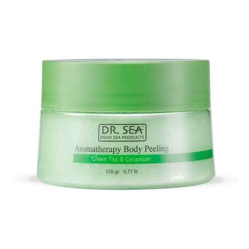 Ароматический пилинг для тела DR. SEA, Green Tea & Geranium, 350 г в Магнит Косметик
