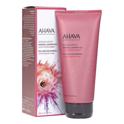 Гель для душа Ahava Deadsea Water Cactus & Pink Pepper 200 мл в Магнит Косметик