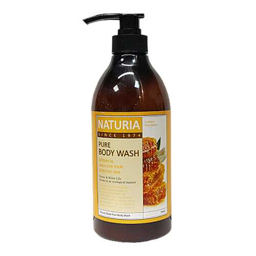 Гель для душа Evas Naturia Pure Body Wash Honey&White Lily 750 мл в Магнит Косметик