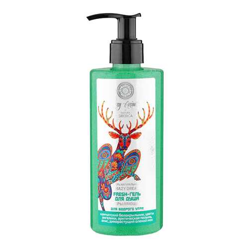 Гель для душа Natura Siberica Crazy Animals Fresh-гель Окрыляющий 300 мл в Магнит Косметик
