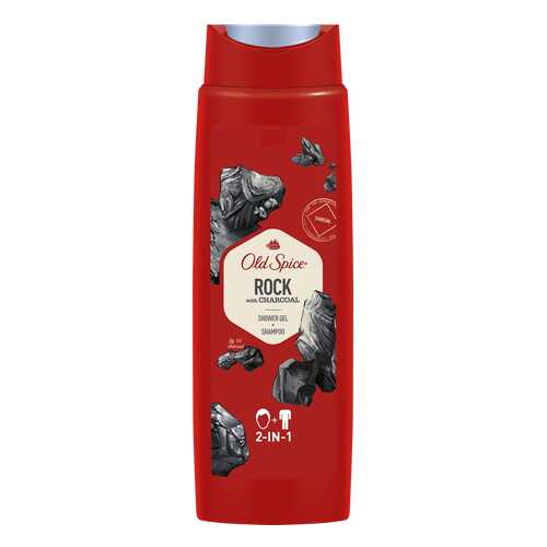 Гель для душа + шампунь 2в1 OLD SPICE Rock with Charcoal 250мл в Магнит Косметик