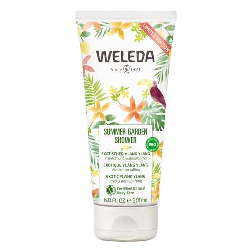 Гель для душа Weleda Summer Garden Shower Exotischer Ylang Ylang 200 мл в Магнит Косметик