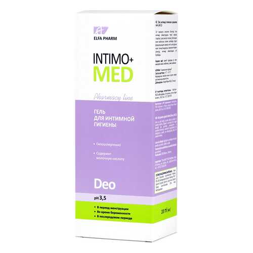 Гель для интимной гигиены Intimo+Med Deo 200 мл в Магнит Косметик