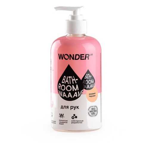 Гель для мытья рук Wonderlab Bathroom Waaave розовые персики, 0.5 л в Магнит Косметик