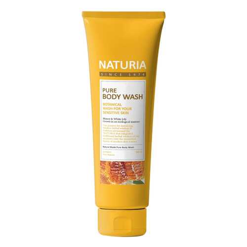 Гель NATURIA PURE BODY WASH Honey&White Lily 100 мл в Магнит Косметик