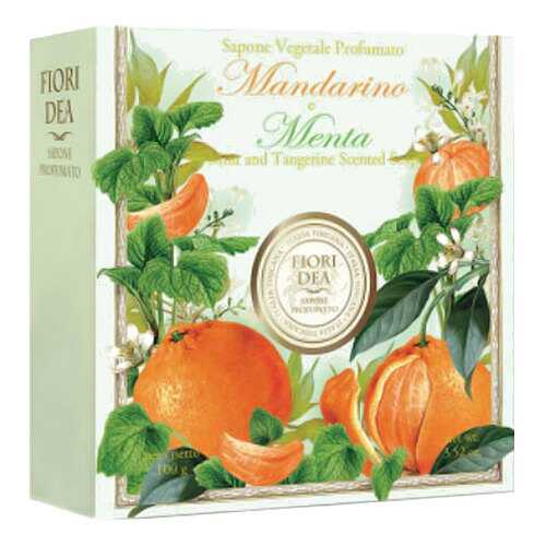 Косметическое мыло Fiori Dea Мандарин и Мята 100 г в Магнит Косметик