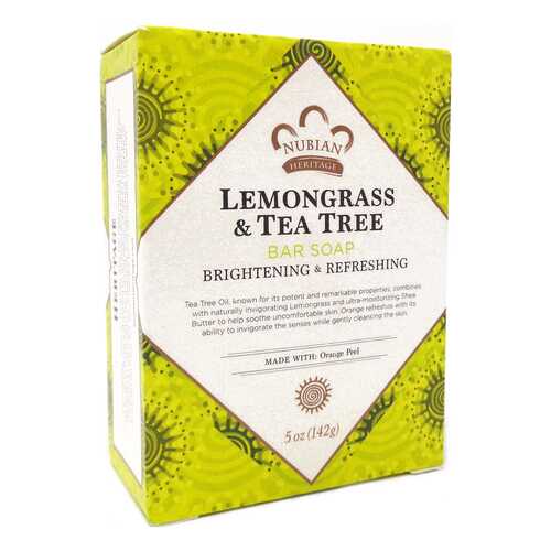 Косметическое мыло Nubian Heritage Lemongrass & Tea Tree Soap 142 г в Магнит Косметик