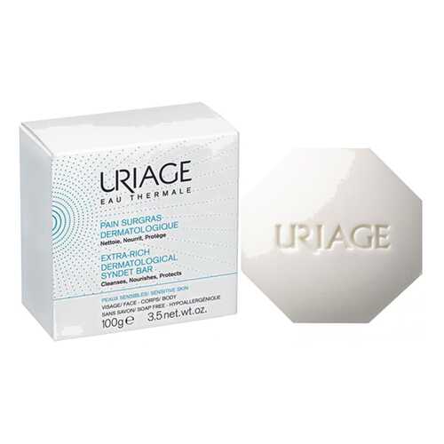 Косметическое мыло Uriage Extra-Rich Dermatological Syndet Bar 100 г в Магнит Косметик