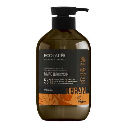 Кухонное жидкое мыло для рук Ecolatier Urban Клементин 600 мл в Магнит Косметик
