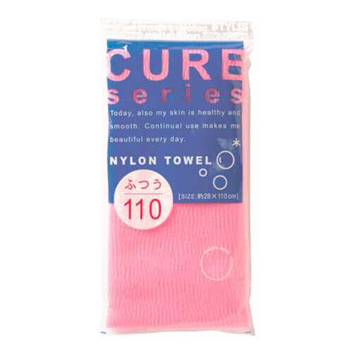 Мочалка для тела ОН:Е Cure Nylon Towel Regular Pink в Магнит Косметик
