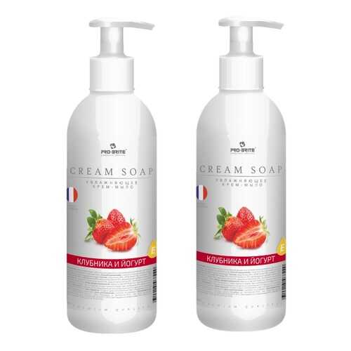 Pro-Brite Cream Soap Жидкое крем-мыло Клубника и йогурт 500мл - 2 шт в Магнит Косметик