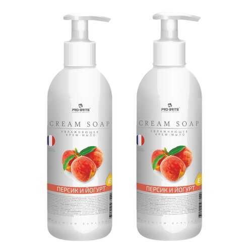 Pro-Brite Cream Soap Жидкое крем-мыло Персик и йогурт 500мл - 2 шт в Магнит Косметик