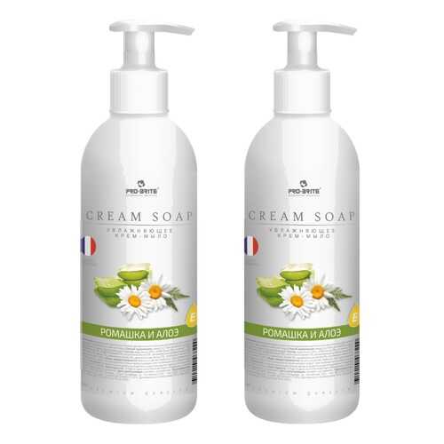 Pro-Brite Cream Soap Жидкое крем-мыло Ромашка и алоэ 500мл - 2 шт в Магнит Косметик