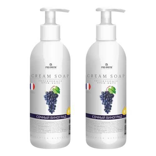 Pro-Brite Cream Soap Жидкое крем-мыло Сочный виноград 500мл - 2 шт в Магнит Косметик