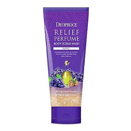 Скраб для тела Deoproce Relief Perfume Body Scrub Wash - Grape Seeds 200 мл в Магнит Косметик