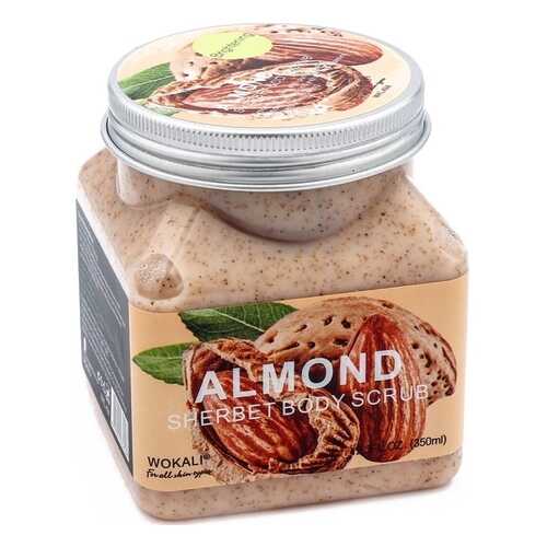 Скраб для тела Wokali Almond Sherbet Body Scrub Миндаль 350 мл в Магнит Косметик