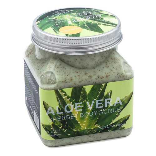 Скраб для тела Wokali Aloe Sherbet Body Scrub Алоэ 350 мл в Магнит Косметик