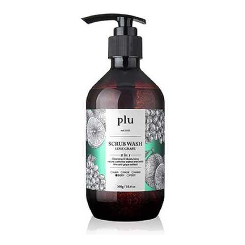 Скраб-гель для душа Lime Grape Plu, 300 г в Магнит Косметик
