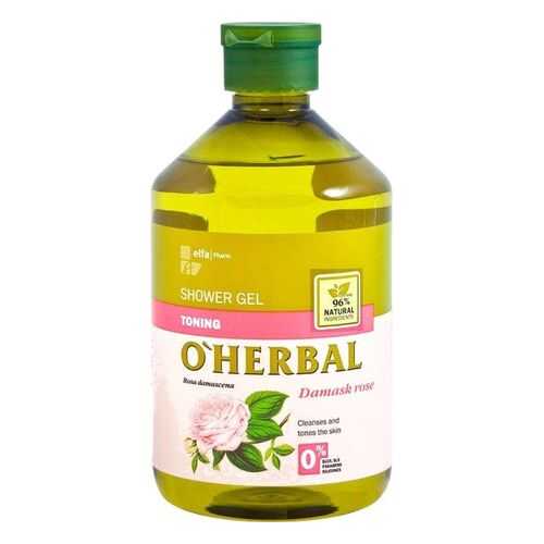 Тонизирующий гель для душа с экстрактом дамасской розы O'Herbal 500 мл в Магнит Косметик
