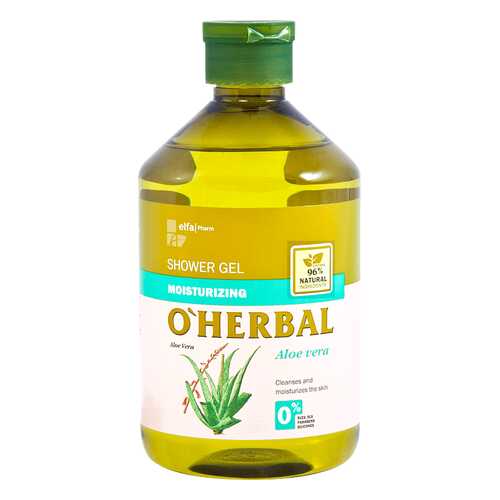 Увлажняющий гель для душа O'Herbal с экстрактом алоэ вера, 500 мл в Магнит Косметик
