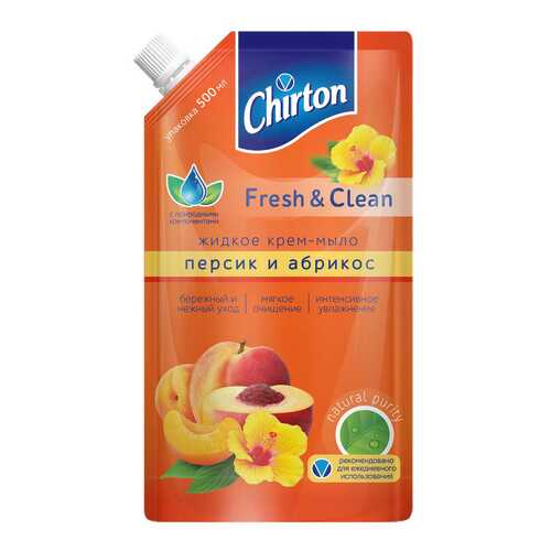Жидкое мыло CHIRTON Персик и абрикос 500мл в Магнит Косметик